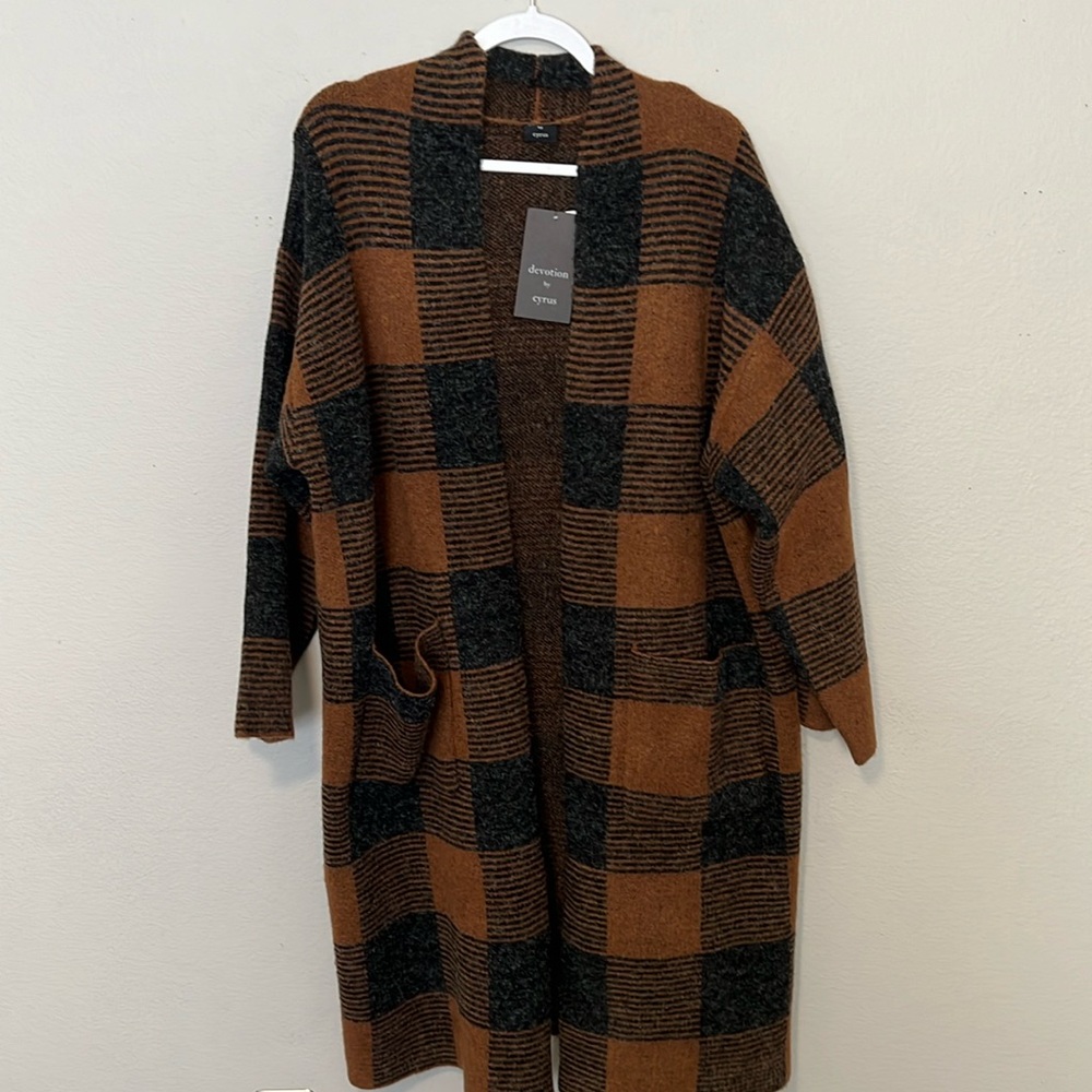 Fall long cardigan by Cyrus. NWT. plus size 2x